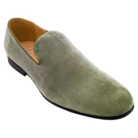 Sage Velvet Men's Slip-On Formal Tuxedo Loafer Shoes LF-9200