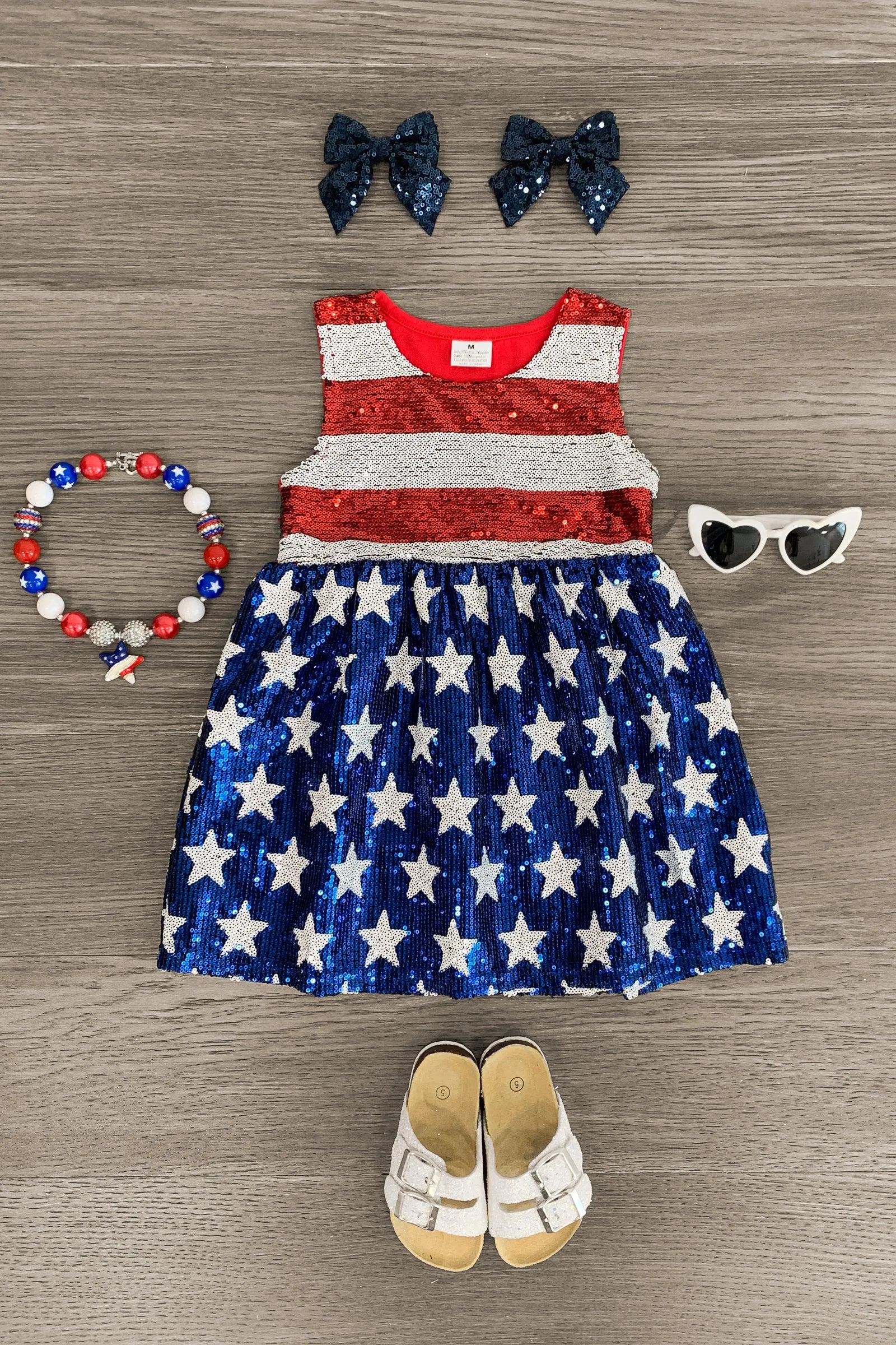 Sequin Stars & Stripes Dress