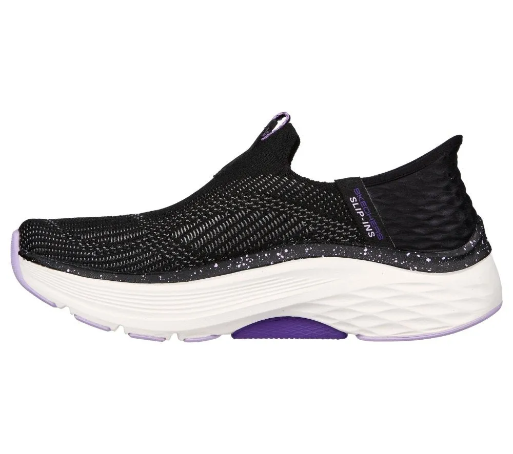 Skechers Women's Slip-ins Max Cushioning Arch Fit - Black/Purple