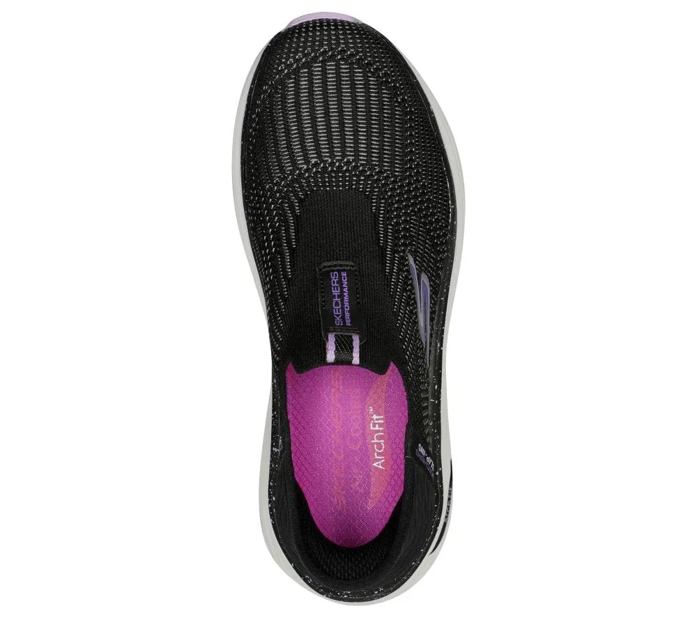 Skechers Women's Slip-ins Max Cushioning Arch Fit - Black/Purple