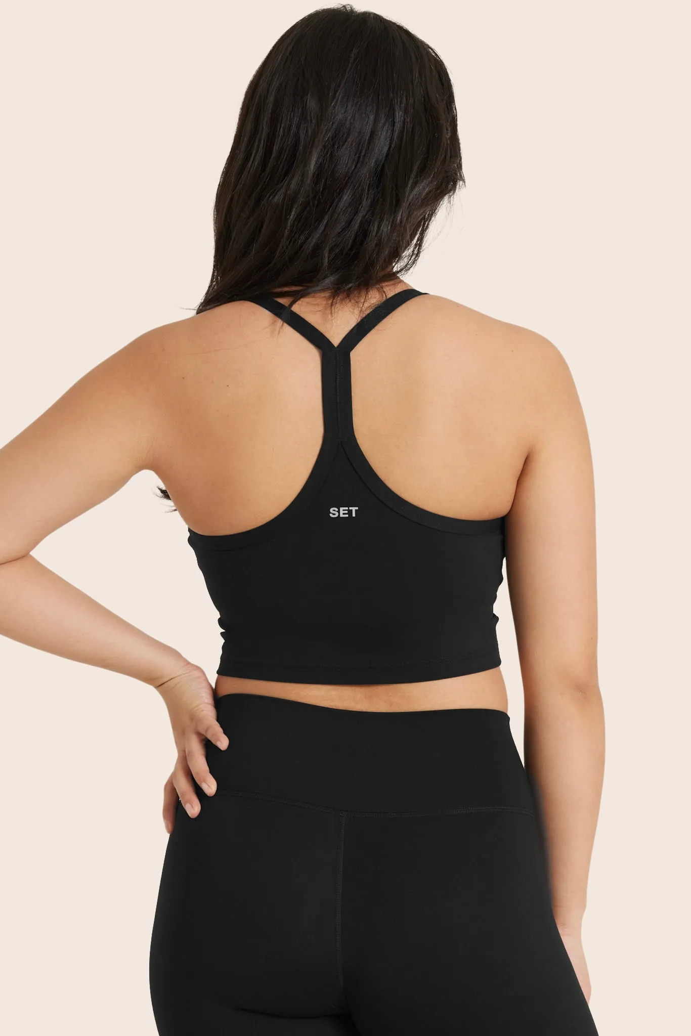 SPORTBODY® Y CAMI BRA - ONYX