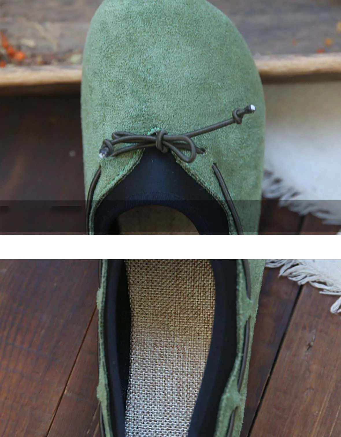 Spring Suede Slip-on Comfortable Flat Shoes