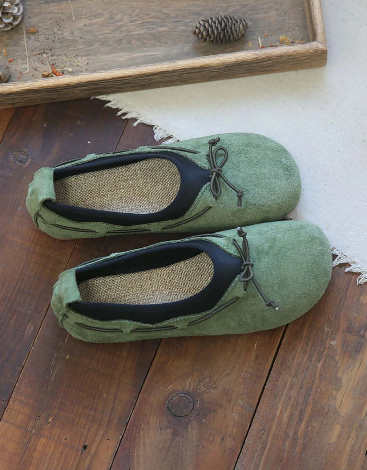 Spring Suede Slip-on Comfortable Flat Shoes