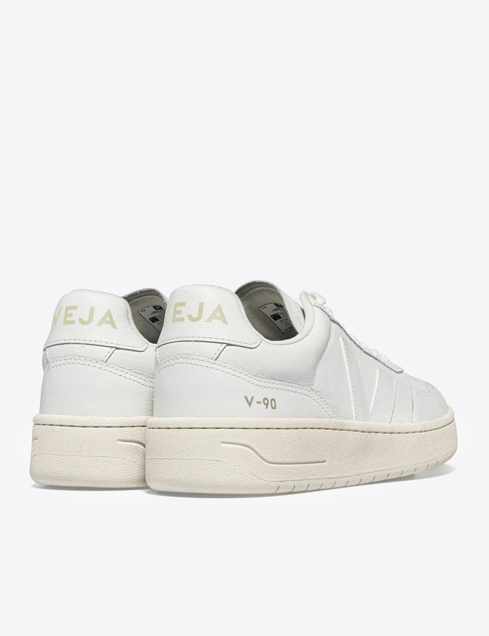 V-90 Leather - White