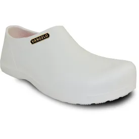 VANGELO Men Slip Resistant Clog CARLISLE White