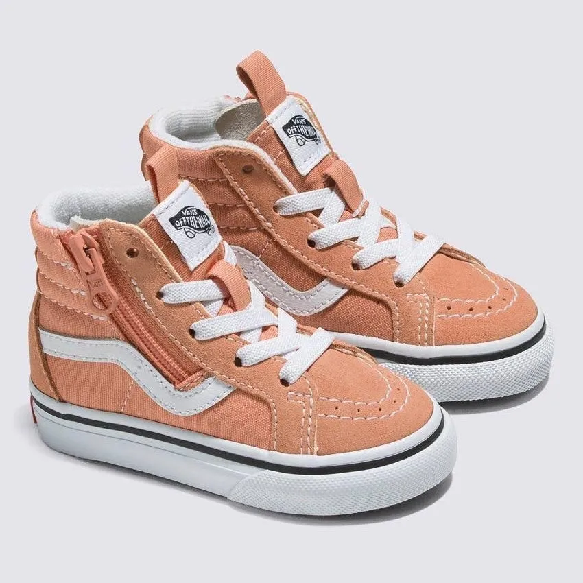 Vans Sk8 Hi Side Zip Reissue Toddlers Colour Theory Sun Baked