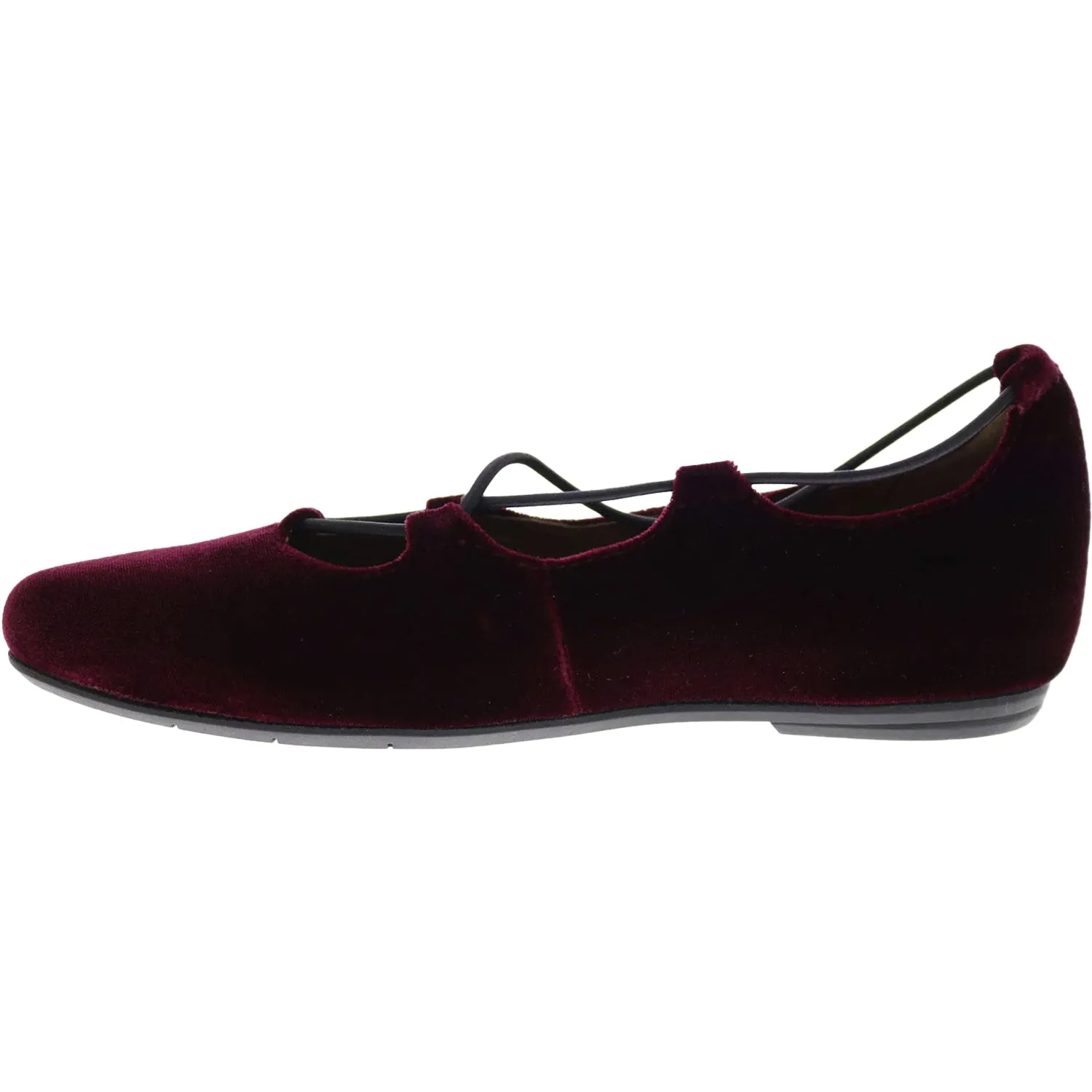 Women's Earthies Essen Burgundy Velvet