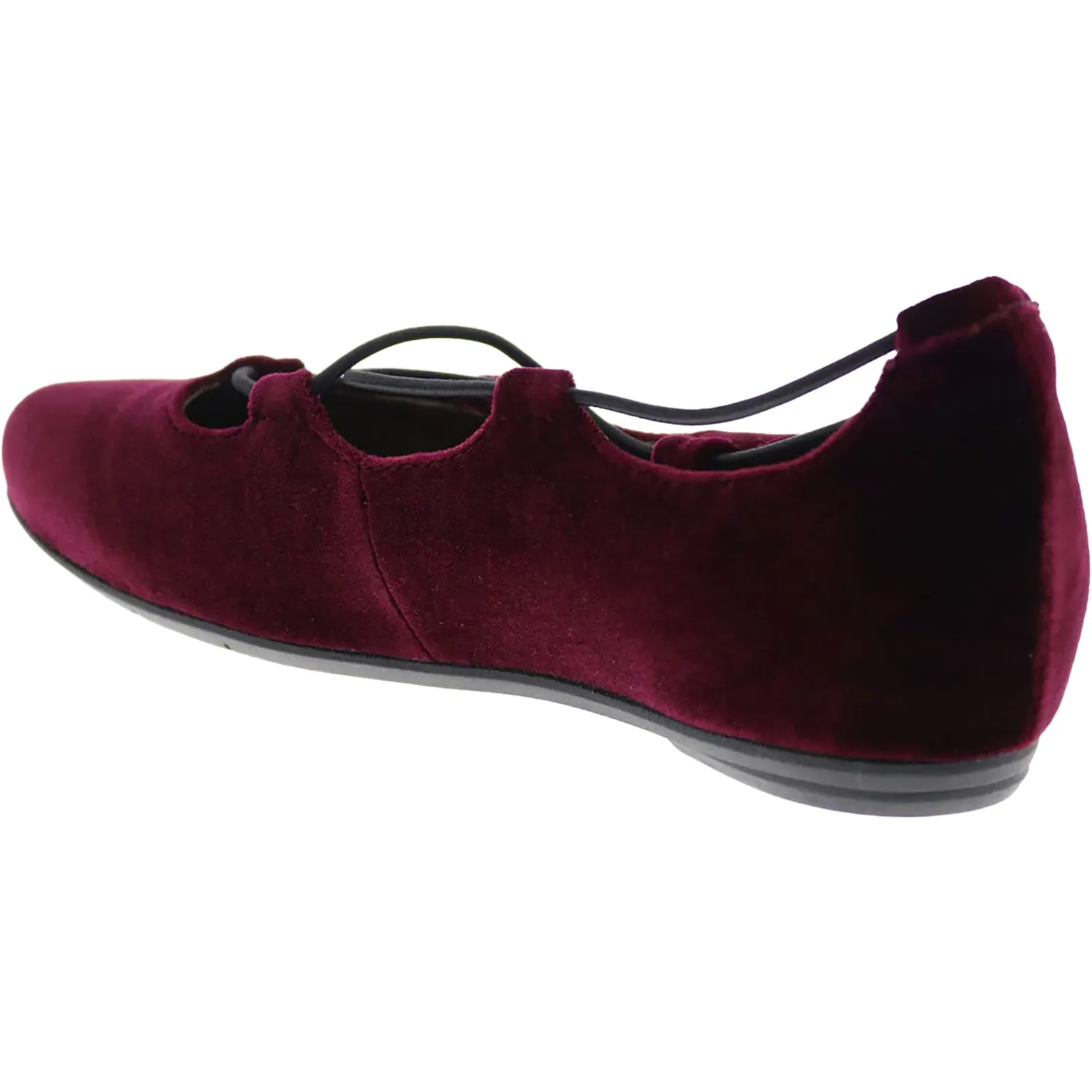 Women's Earthies Essen Burgundy Velvet