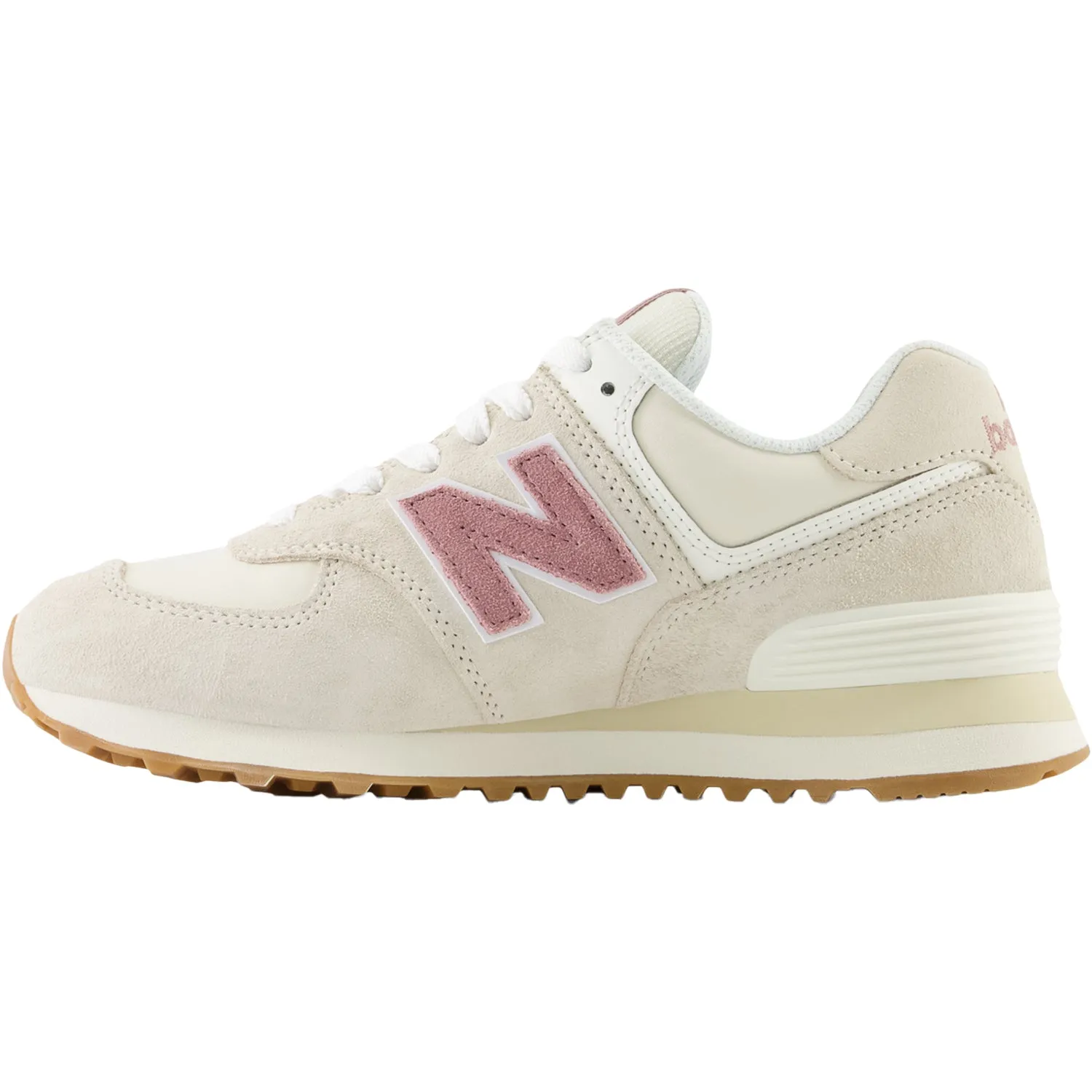 Women's New Balance WL574QC2 Linen/Rosewood Suede