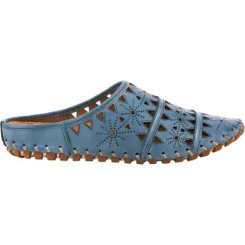 Women's Spring Step Fusalide Blue Leather